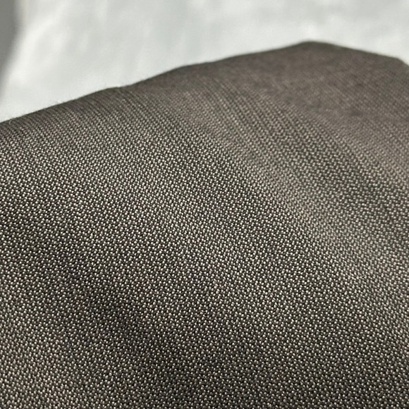 Lubiam Mens Brown‎ Solid Italian Made Virgin Wool 2pc Suit 40L Jacket 33x31 Pant - Picture 5 of 16